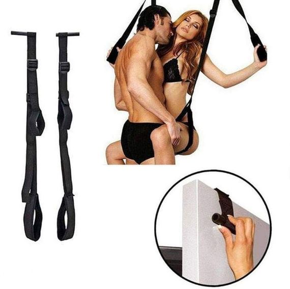 Секс-гойдалка Star Night із кріпленням на двері, чорні, One Size sexstyle | Зображення 1