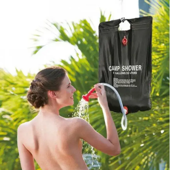 Літній душ для дачі, дорожній душ Camp Shower, портативний підвісний для кемпінгу | Зображення 2