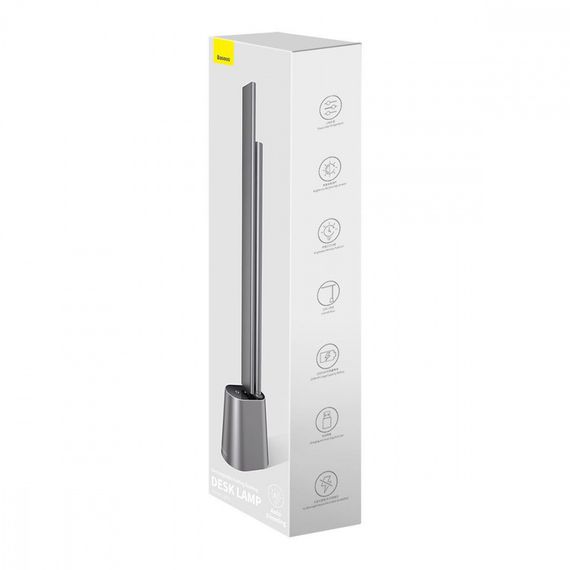 Настільна лампа Baseus Smart Eye Series Charging Folding (Smart Light) gray | Зображення 1