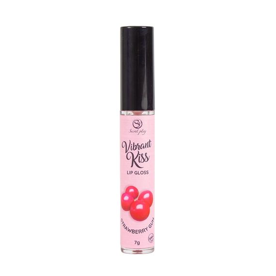 Блеск для губ с эффектом вибрации - Secret Play Strawberry Gum Lip Gloss Vibrant Kiss sexstyle | Зображення 2