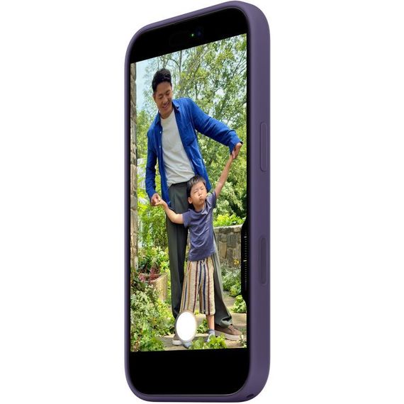 Чохол Silicone case (AAA) with Magsafe and Animation для Apple iPhone 17 (6.3") Purple Fog | Зображення 1