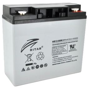 AGM RITAR HR1288W 22А•ч 12В Свинцево-кислотна акумуляторна батарея