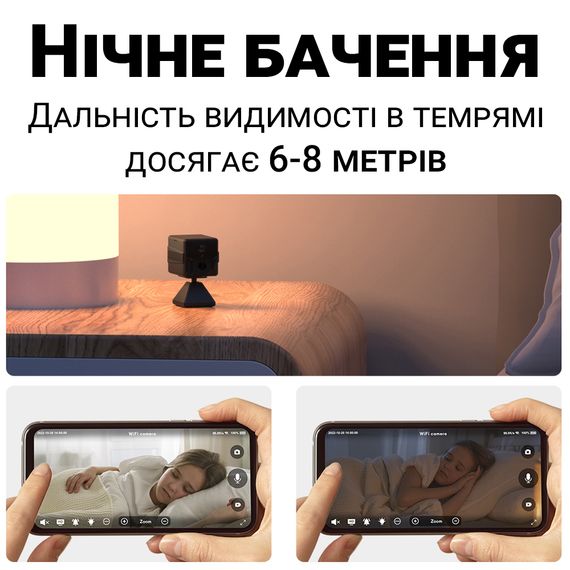 Бездротова 4G міні камера відеоспостереження Camsoy T9G6, під сім карту, з датчиком руху, 2 Мп, 1080P, iOS/Android | Зображення 7
