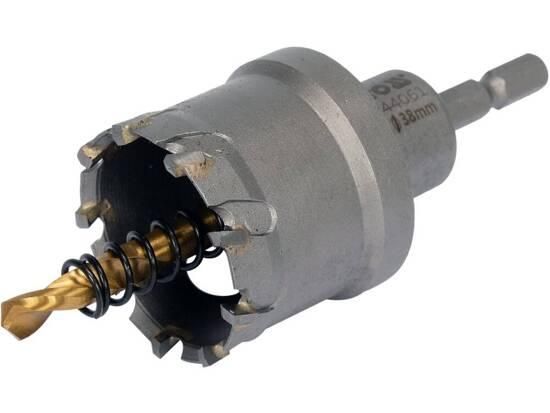 Свердло коронка по металу TCT 38x103 мм хвостовик 1/4 YATO YT-44061