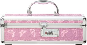 Кейс для зберігання секс-іграшок BMS Factory - The Toy Chest Lokable Vibrator Case Pink з кодовим за Sex Aura