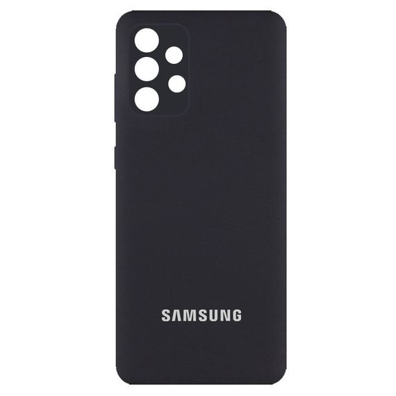 Чохол Silicone Cover Full Camera (AA) для Samsung Galaxy A23 4G, Чорний