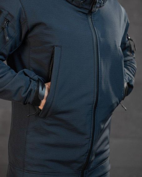Тактичний костюм softshell 3в1 ДСНС зимовий комплект куртка штани та флісова кофта військовий одяг для ДСНС | Зображення 7