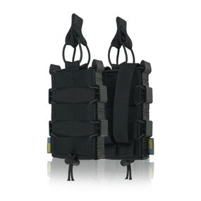 Жесткий усиленный тактический подсумок Kiborg GU Single Mag Pouch Black