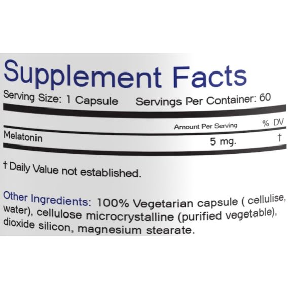 Мелатонін для сну Bionic Formula Melatonin 5 mg 60 Caps | Зображення 1
