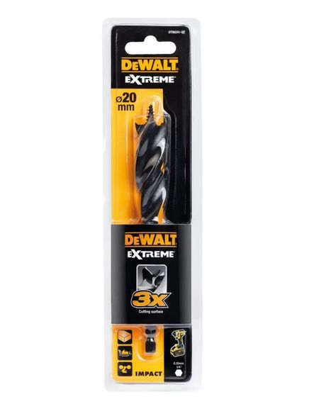 Свердло по деревині DeWALT спіральне діаметр 20 мм (DT90241)