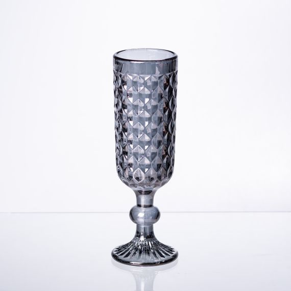 Набір келихів для шампанського 6 штук по 160 (мл) Сірий HP-19-115 | Зображення 2