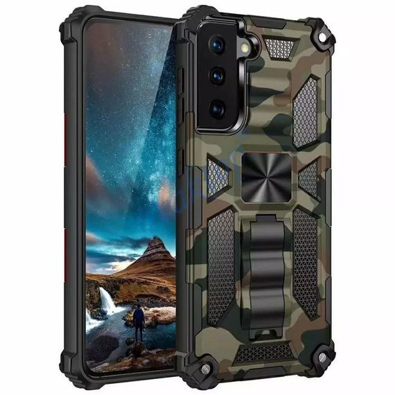 Протиударний чохол Tactics Military для Samsung Galaxy S21 FE колір Зелений | Зображення 1