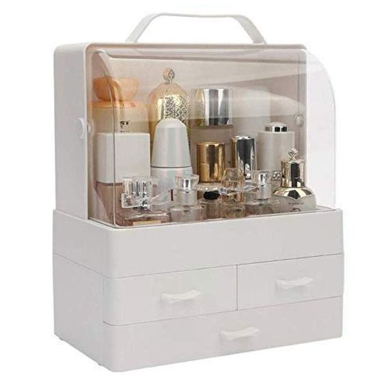 Органайзер для косметики 4 секції великий білий XPRO YM206-2 Three Drawers (MER-14975_921) | Зображення 5
