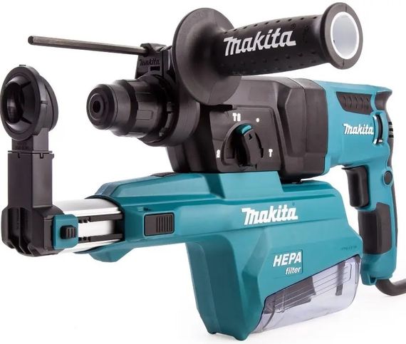 Перфоратор мережевий із системою пиловідведення Makita HR2652 (800 Вт, 2.4 Дж, SDS-PLUS) | Зображення 1
