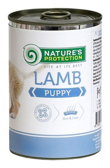 Корм Nature's Protection Puppy Lamb вологий з ягнятком для щенят 800 гр