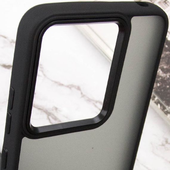 Чехол TPU+PC Lyon Frosted для Xiaomi Redmi 12C Black | Зображення 4