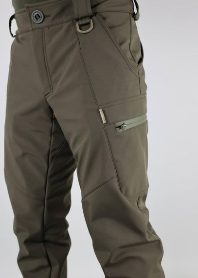 Брюки тактические штормовые демисезонные ULTIMATUM Soft Shell Олива | Зображення 3