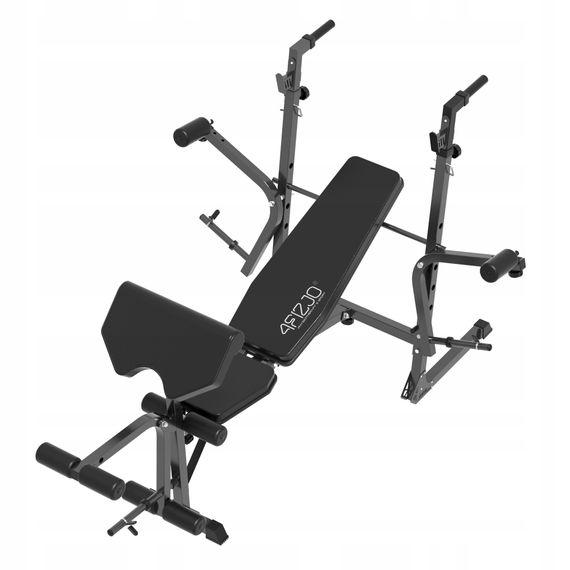 Лава тренувальна для жиму 4FIZJO Ultra з партою Скотта Black (P-5905973404228) | Зображення 2