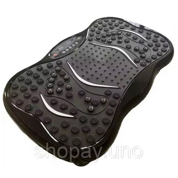 Фитнес вибропластура с Bluetooth, 99 уровней, 5 программ, эспандеры, 150 кг, 52×32×13.5 см | Зображення 5