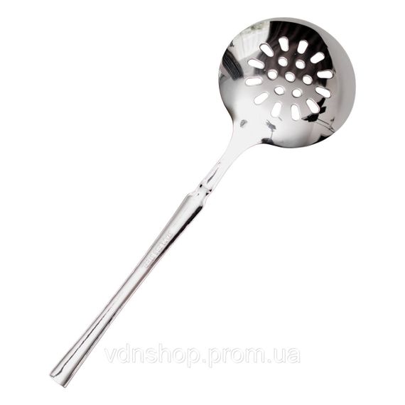 Шумовка для снятия пены из нержавеющей стали 26.5 (см) ложка шумовка поварская ложка для снятия пенки HP-8-50 | Зображення 1