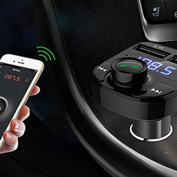 ФМ модулятор FM трансмиттер CAR X8 с Bluetooth MP3 (X8) | Зображення 5
