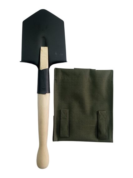 Мала піхотна саперна лопата чорна в чохлі М&М Вид 2 Olive green хакі (214508) | Зображення 3