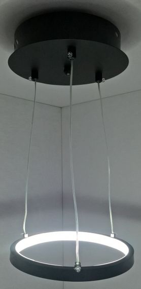 Люстра світлодіодна підвісна LED світильник для квартири на стелю лед 25529 Чорний 13-100х20х20 см. | Зображення 1