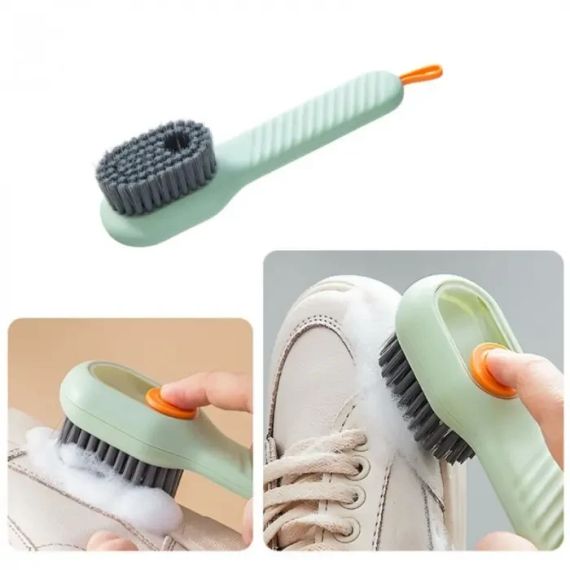 Багатофункціональна щітка для чищення з дозатором миючого засобу