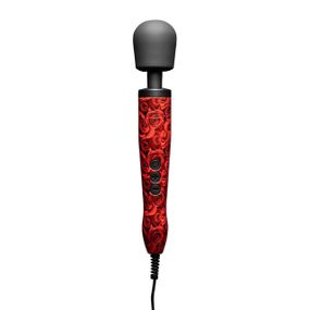 Вібромасажер DOXY Original ROSE PATTERN, дуже потужний, живлення 220В, пульсівні вібрації Sex Aura