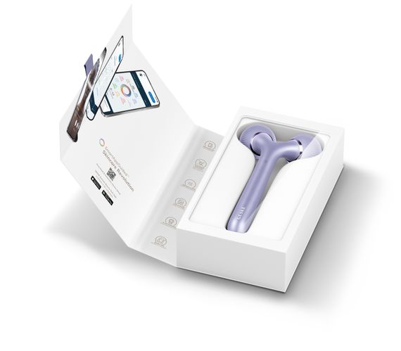 Електронний ультразвуковий ролик для обличчя та тіла GESKE Sonic Facial&Body Roller 4в1 violet | Зображення 8