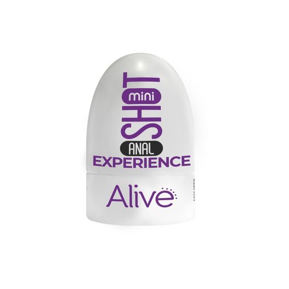 Кишеньковий мастурбатор у вигляді ануса Alive Mini Shot Experience бежевий Sex Aura | Зображення 6