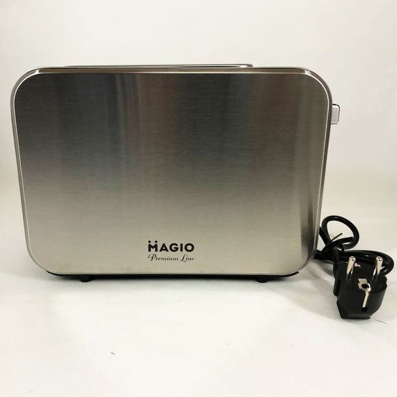 Хорошая тостерница Magio MG-284, Качественный электрический тостер на KO-890 2 ломтика | Зображення 9