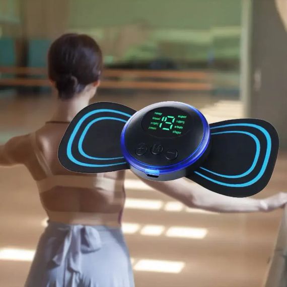 Імпульсний масажер міостимулятор EMS масажер міостимулятор метелик | Зображення 2