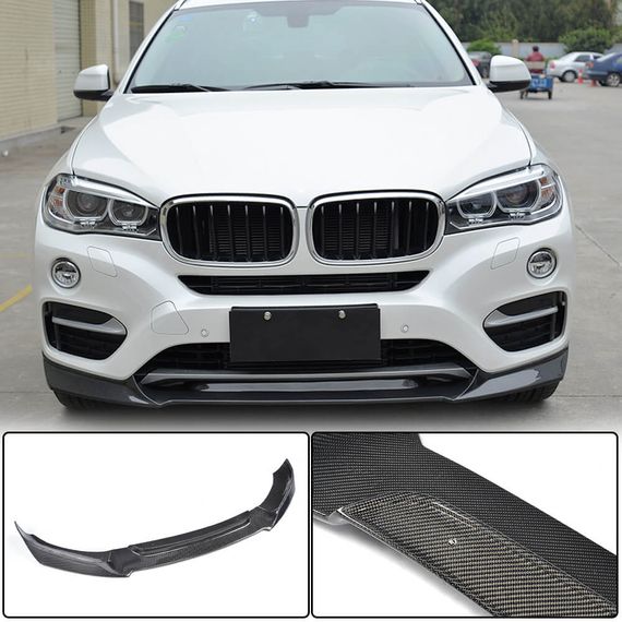 Накладка на передній бампер FRP V3 (Base) для BMW X6 F-16 2014-2019 рр