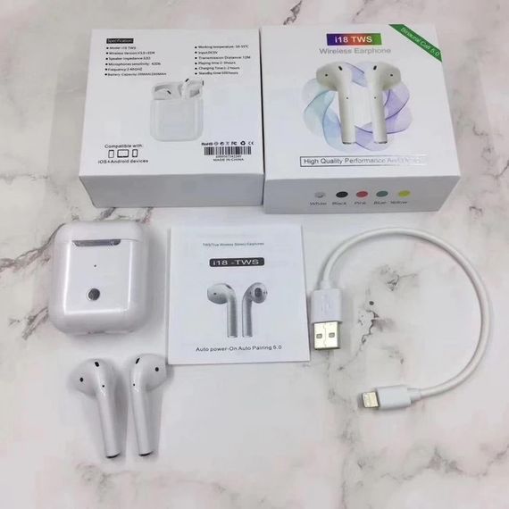 Навушники бездротові блютуз TWS i18 JB-652 Touch 5.0 | Зображення 3