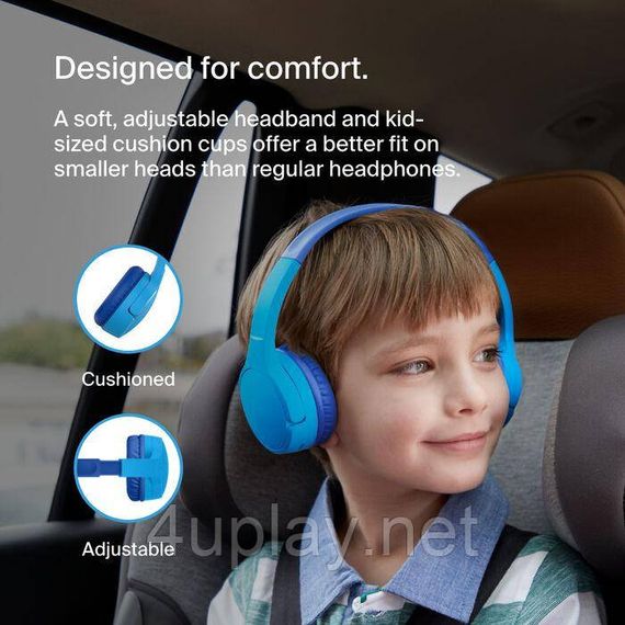 Дитячі бездротові навушники з мікрофоном Belkin SoundForm Mini Kids Bluetooth Wireless Headphones | Зображення 4