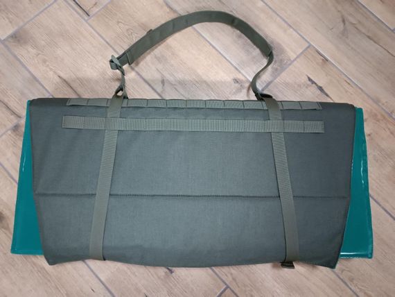 Мат килимок стрілецький тактичний військовий Олива 195*120 см з 6 секцій зложується з бічними вставками знімними | Зображення 9