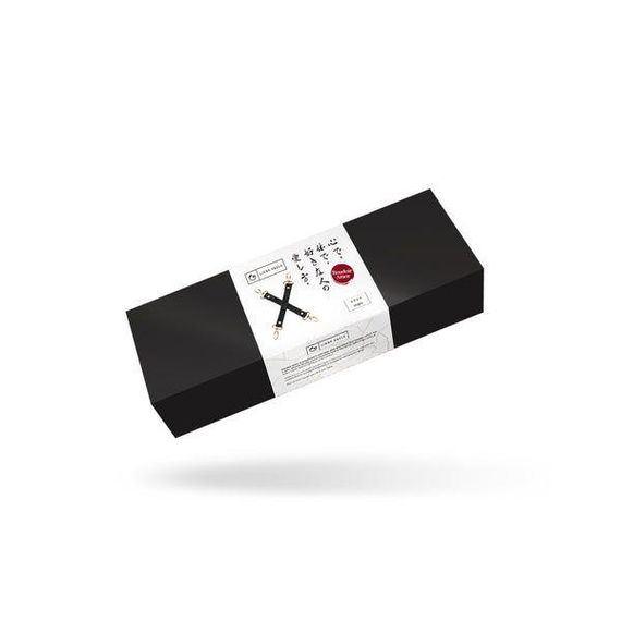 Крестовина для фиксации Liebe Seele Boudoir Amor Pink Hogtie Black sexstyle | Зображення 3