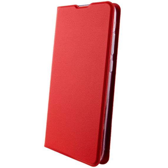 Шкіряний чохол-книжка GETMAN Elegant (PU) для Samsung Galaxy A04e Штучна шкіра, Слот для візитки, Червоний | Зображення 2