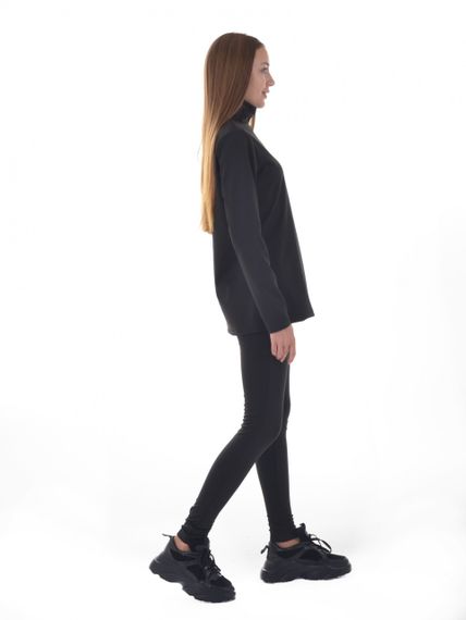 Гольф на флісі 4Profi утеплений чорний М 23556 | Зображення 1