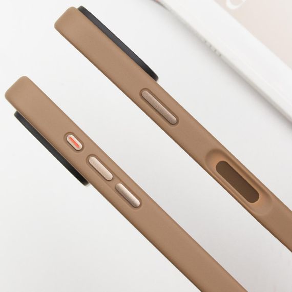 TPU+PC чехол Metal Buttons with MagSafe для Apple iPhone 16 Pro Max (6.9") Золотой | Зображення 3