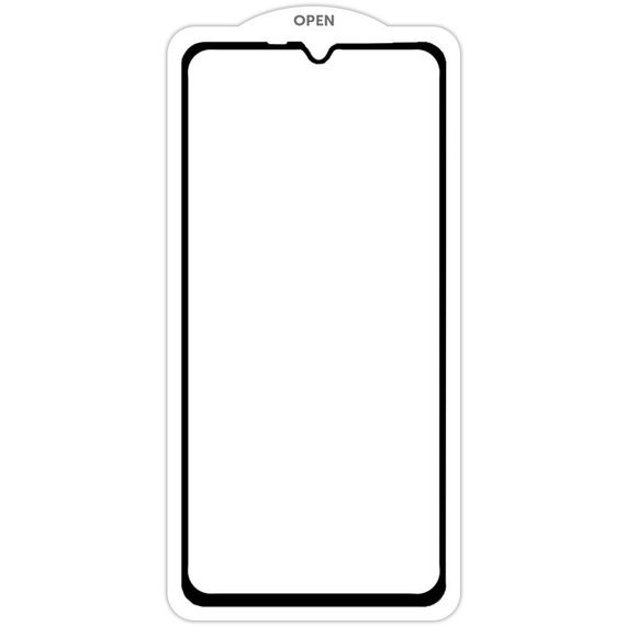 Захисне скло SKLO 5D (тех.пак) для Samsung Galaxy A04 / A04s / A04e Чорний / Біла підкладка