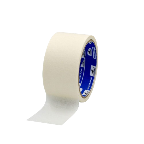 Стрічка малярна 38мм*40м універсальна біла Мустанг