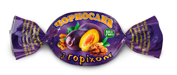 Цукерка Чорнослив з горіхом АМЕТИСТ ПЛЮС вагова 500г (213820)