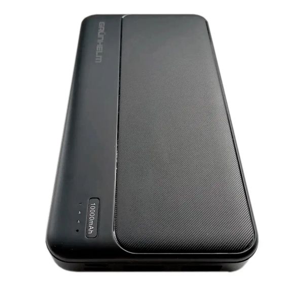 Повербанк GRUNHELM GP-10B 10.000 mAh Чорний shop (6990001375204) | Зображення 1