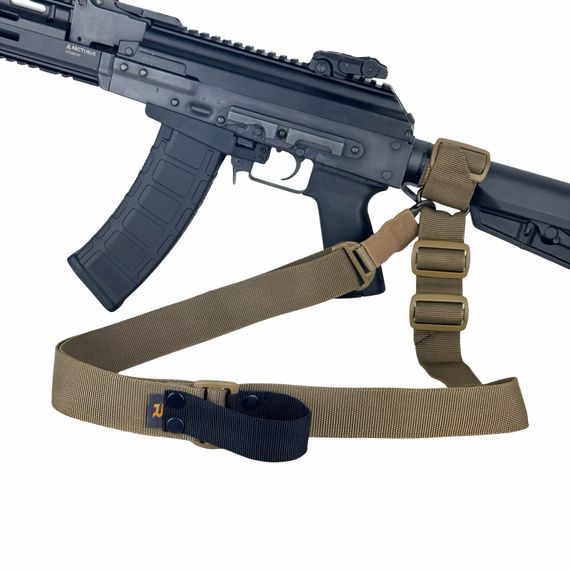 Ремінь збройовий одно/двоточковий з додатковим кріпленням RAGNAROK "TYR" carbine койот | Зображення 2