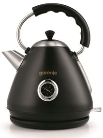 Электрочайник Gorenje K17CLBK/1.7 л/2200 Вт/автоотключение/система защиты от перегрева/индикация/черный (K17CLBK)