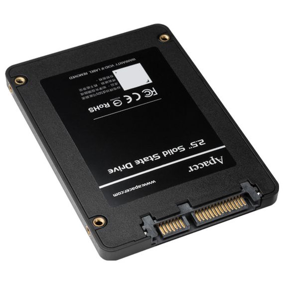 SSD диск Apacer AS340X 480GB 2.5" 7mm SATAIII 3D NAND Read/Write: 550/520 MB/sec Black | Зображення 2