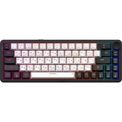 Клавиатура GamePro Asgard Valhalla MK210B Pro 65 RGB Wireless/Bluetooth/USB Black (MK210B Pro) | Зображення 7