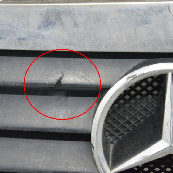 Решітка радіатора Mercedes-Benz A-Class W168 1997-2004 Решітка переднього бампера Мерседес в168 1688801483 | Зображення 3